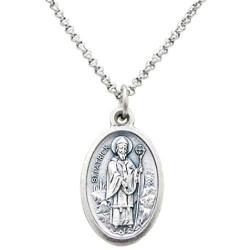 Rosemarie Collections Irish Religious Medal St Bridget and St Patrick Pendant Necklace