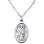 Rosemarie Collections Irish Religious Medal St Bridget and St Patrick Pendant Necklace Rosemarie Collections Irish Religious Medal St Bridget and St Patrick Pendant Necklace