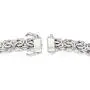 Ross-Simons Sterling Silver Byzantine Bracelet with Magnetic Clasp Ross-Simons Sterling Silver Byzantine Bracelet with Magnetic Clasp