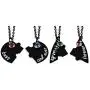 Top Plaza Silver Tone Alloy Rhinestone Best Friends Forever and Ever BFF Necklace Engraved Puzzle Friendship Pendant Necklaces Set(Set of 3) Top Plaza Silver Tone Alloy Rhinestone Best Friends Forever and Ever BFF Necklace Engraved Puzzle Friendship Pendant Necklaces Set(Set of 3)