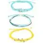 FANCY SHINY Braid String Bracelet Handmade Bead Rope Charms Surfer Beach Jewelry Best Friend Bracelet for Women Teens FANCY SHINY Braid String Bracelet Handmade Bead Rope Charms Surfer Beach Jewelry Best Friend Bracelet for Women Teens