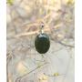 Art of Creation Natural Stone Oval Shape Orgone Green Aventurine Pendant | Reiki Energy Charged | EMF Protection | Healing Crystals Spiritual Jewelry For Unisex