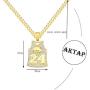 AKTAP Memorial Gift Number 8 24 Jersey Pendant Necklaces Memorial Gift for Basketball Lovers Black Gift for Him