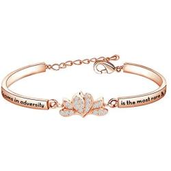 Mulan Jewelry Flower Charm Bracelet The Flower That Blooms in Adversity is The Most Rare and Beautiful of All Princess Bracelet Jewelry