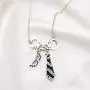 WSNANG Fifty Movie Necklace Freedom Handcuffs Mask Tie Necklace Movie Jewelry Gift