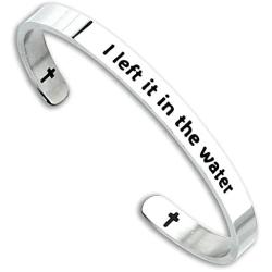 Kivosliviz Baptism Bracelet for Women Adult Baptism Gift Baptized Bracelet for Teen Girl