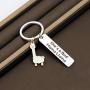 FOTAP Llama Gift She’s A Bad Mama Llama Keychain Mama Llama Jewelry Alpaca Gifts Animal Lover Gift