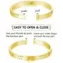 PDWZNBA 18K Gold Plated Love Bracelet Screw Bracelet with Screwdriver Stainless Steel Crystal Bangle Cuff Best Gifts for Mothers Day Valentines Day Wedding Couples and Birthdays