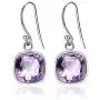 Orchid Jewelry 925 Sterling Silver Dangly Earrings Sets For Women Purple Natural Amethyst 3.00 Ct Cushion February Birthstone Gemstone Nickel Free jewellery Birthday, Anniversary Gifts For Her Orchid Jewelry 925 Sterling Silver Dangly Earrings Sets For Women Purple Natural Amethyst 3.00 Ct Cushion February Birthstone Gemstone Nickel Free jewellery Birthday, Anniversary Gifts For Her