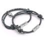 ORFAN Custom Magnetic Couples Bracelet Adjustable Attract Couples Bracelet Personalized Engraved Love Bracelet for Men and Women