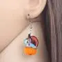 NEWEI Acrylic Thanksgiving Anime Turkey Earrings For Women kid Girl Fashion Charm Jewelry Gifts