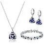 Crystalline Azuria Jewelry Sets for Women - Premium Wedding Jewelry Sets - Bridal Jewelry Set with Necklace and Earring for Bride - Cubic Zirconia Bridesmaid Jewelry - Formal Event Costume Jewelry Crystalline Azuria Jewelry Sets for Women - Premium Wedding Jewelry Sets - Bridal Jewelry Set with Necklace and Earring for Bride - Cubic Zirconia Bridesmaid Jewelry - Formal Event Costume Jewelry