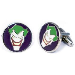 SharedImagination Joker Minimalist Cufflinks, Justice League Tie Clip, DC Comics Batman vs Superman Tie Tack Jewelry, Harley Quinn Cuff Links Link Wedding Party Gift, Avengers Groomsmen Gifts