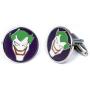 SharedImagination Joker Minimalist Cufflinks, Justice League Tie Clip, DC Comics Batman vs Superman Tie Tack Jewelry, Harley Quinn Cuff Links Link Wedding Party Gift, Avengers Groomsmen Gifts