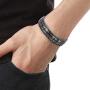 Titanium Magnetic Bracelet,Magnetic Therapy Titanium Magnetic Bracelet for Pain Relief Magnetic Bracelet Men (Gunmetal Gray)