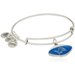 Alex and Ani Color Infusion Detroit Lions Football II Bangle