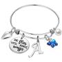 IEFWELL Butterfly Gifts for Women Bracelets, Stainless Steel Butterfly Bracelets for Women 26 Letters Initial Charm Bracelet Butterfly Gifts for Women Butterfly Jewelry