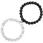 LAraii Magnetic Couples Bracelets for Women Men Natural Stone Beads Bracelet Matching Bracelets for Couples Valentines Day Gifts