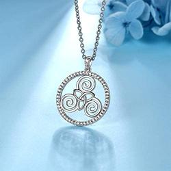 Besilver Celtic Triskele Lion of Judah Magen David Star Pendant Necklace for Men Woment Sterling Silver Celtic Cross Jeuse Faith Religious Amulet Jewelry