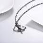 PROSTEEL Bow & Arrow Necklace,Sagittarius Necklace,Archery Necklace,Hunter Charm,Mens Womens Jewelry