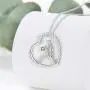 PROESS Basketball Heart Necklace - Female Basketball Player Jewelry Gift for Girls Women Sterling Silver Sports Athletes Pendant Necklace for Girlfriend, Sister, Teammate Coach PROESS Basketball Heart Necklace - Female Basketball Player Jewelry Gift for Girls Women Sterling Silver Sports Athletes Pendant Necklace for Girlfriend, Sister, Teammate Coach