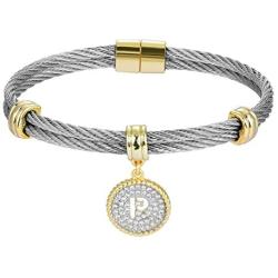 BIJOUX BOBBI [Luxury Packaging Alphabets Initial Wire Bracelets & Necklaces - Quality Guaranteed