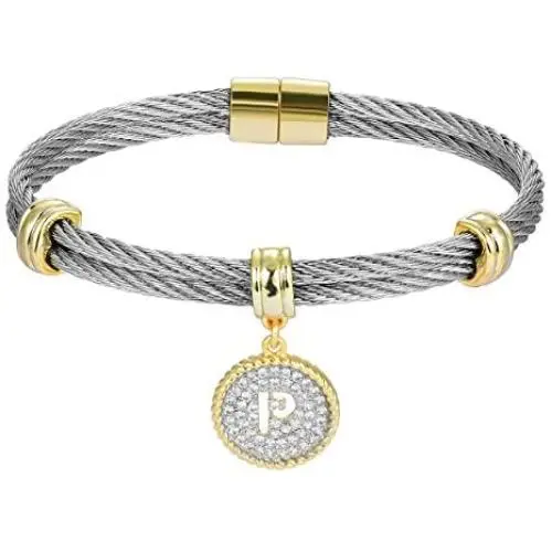 BIJOUX BOBBI [Luxury Packaging Alphabets Initial Wire Bracelets & Necklaces - Quality Guaranteed