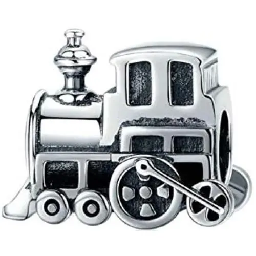 Flight Charms 925 Sterling Silver I Love Travel Charms for Pandora Bracelets Birthday Christmas Gifts for Women (Train Charm) Flight Charms 925 Sterling Silver I Love Travel Charms for Pandora Bracelets Birthday Christmas Gifts for Women (Train Charm)