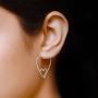 LeCalla Sterling Silver Jewelry Wire Threader Earrings for Women Girl Teen