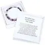 Bright Creations Zodiac Aries Bracelet with Amethyst Garnet Stone Beads, One Size Bright Creations Zodiac Aries Bracelet with Amethyst Garnet Stone Beads, One Size