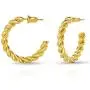 Twisted Chunky Hoop Earrings 14K Gold Plated Dainty Lightweight Hypoallergenic Open Hoops Earrings for Women Gift Twisted Chunky Hoop Earrings 14K Gold Plated Dainty Lightweight Hypoallergenic Open Hoops Earrings for Women Gift