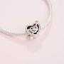 Pandora Jewelry Openwork Heart Labyrinth and Arrow Sterling Silver Charm