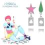 Hunter X Hunter Hisoka Earrings Heart Poker Drop Earrings Ear Clips for Men Women Cosplay