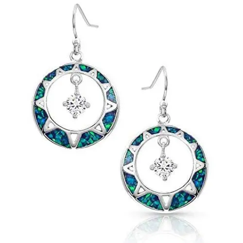 Montana Silversmiths Stay True Opal Earrings Montana Silversmiths Stay True Opal Earrings