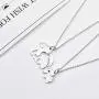 925 Sterling Silver Mother Daughter Elephant Matching Necklace for 2 Set, Sister Elephant Jewelry Mother Day Gift for Women Mother Daughter Sister with Gift Box