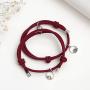 Magnetic Couples Bracelets 2 PCS Mutual Attraction Relationship Matching Friendship Rope Bracelet Set Gift for Boyfriend Girlfriend Him Her BFF Best Friends