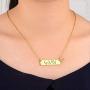 SUNSH God is Greater Than The Highs and Lows Pendant Necklaces for Women Teen Girls Coordinates Specific Bar Necklace Religious Best Friend Girlfriend Wife Mother Daughter Lover Jewelry Gifts Gold