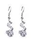 Rakumi Crystal Dangling Earrings Womens Elegant Wedding Bridal Earrings Party Jewelry