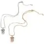 Ouran Long Necklace for Women,Pineapple Pendant Necklace Rose Gold or Silver Chain Necklace with CZ Crystal Ouran Long Necklace for Women,Pineapple Pendant Necklace Rose Gold or Silver Chain Necklace with CZ Crystal