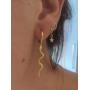 Osemind Snake Earrings for Women Vintage Earrings Studs Dangle Earrings Long Silver Dangle Earrings Gold Snake Stud Earrings Snake Jewelry