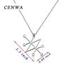 CENWA Sceal Sigil of Azazel Sigil of Demons Necklace Satan Necklace Lesser Key Demon Seal Pendant Goetia Necklace Lemegeton Jewelry Seal Lucifer
