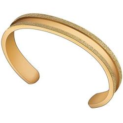 ZUOBAO Stainless Steel Elastic Hair tie Bracelet Brushed Edges for Women Girls