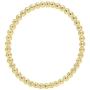 1.4 mm Beaded Style Ladies Ball Chain Design Wedding Band, 14K Gold