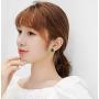 HANGO fashionable and versatile creative earrings, avocado earrings, fruit series earrings, short earrings, suitable for Valentines Day gifts, birthday parties, and Mothers Day gifts