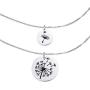 LIUANAN Mother Daughter Necklace, Dandelion Mother Daughter Jewelry Set, Daughter Gift Mommy and me Necklace Wish Necklace Set