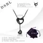 Gold Rose Y Necklaces 12 Zodiac Sign Necklace Black Constellation Jewelry Gift for Women Girls Astrology Sign Symbol Necklaces