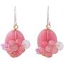 NOVICA Quartz .925 Sterling Silver Beaded Earrings Garden Bliss in Pink