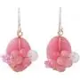 NOVICA Quartz .925 Sterling Silver Beaded Earrings Garden Bliss in Pink