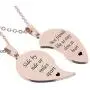 MJartoria BFF Necklace for 2-Split Valentine Heart Necklace TOGETHER FOREVER NEVER APART Best Friends Pendant Friendship Necklace Set of 2 Gifts for Her MJartoria BFF Necklace for 2-Split Valentine Heart Necklace TOGETHER FOREVER NEVER APART Best Friends Pendant Friendship Necklace Set of 2 Gifts for Her