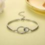 Not Sister by Blood But Sister by Heart Gift - Friendship Bracelets for Women Girls - Best Friend Jewelry for Unbiological Soul Sister BFF